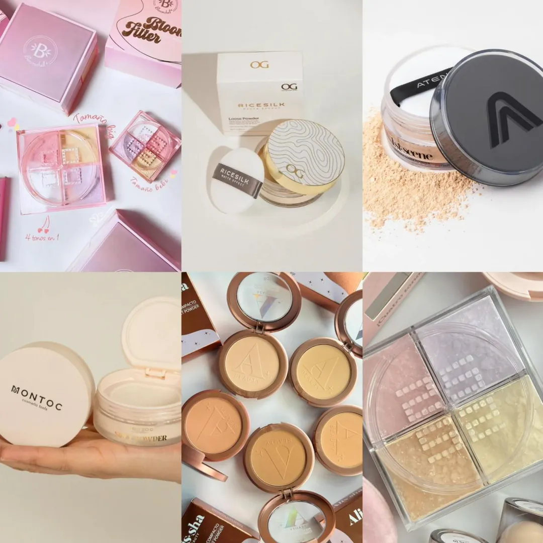 POLVOS SUELTOS Y COMPACTOS 💜