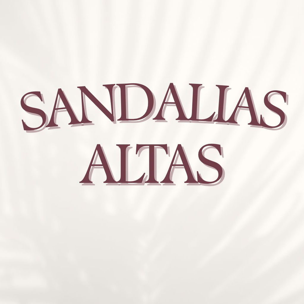 Sandalia Alta